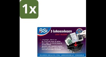 1 x BSI – Lokaasdoos – Muizenbestrijding – 3 Dozen - Lokaasdoos Muizen - Muizen Bestrijden Veilig - Lokaasstation Met Sleutel - Professionele Muizenbestrijding