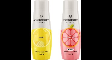 Soda Stream - Tonisch en Grapefruit - Concentraten - Zonder Aspartaam - 440 ml