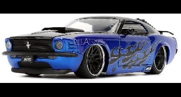 Ford Mustang Boss 429 1970 Blue Flames Jada