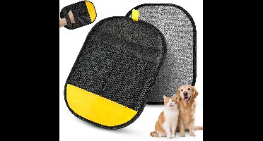 Handschoen voor het verwijderen van dierenharen - voor honden en katten, herbruikbare elektrostatische handschoen voor het verwijderen van dierenharen, hulpmiddel voor het verwijderen van dierenharen van bank, kleding en tapijt