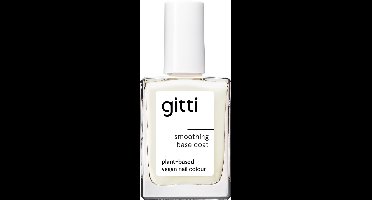 gitti Smoothing Base Coat - nagelprimer - base coat - basislaag nagellak - primer - gladde/ egale nagels - manicure - behoudt de manicure met 3 dagen langer