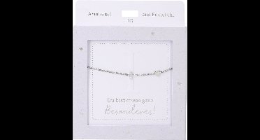 Depesche armband zilver met hartje - vriendschapssieraad cadeau.