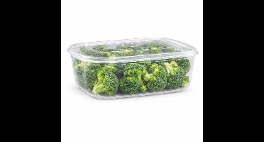 Plasticforte Vershoudbakje - vriezer en magnetron - 2,5L - kunststof - mealprep