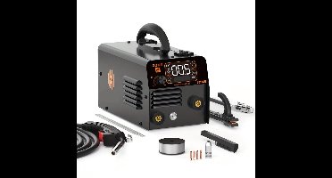 3-in-1 Lasmachine – Inverter Lasapparaat – MIG Lasmachine – TIG Lasmachine – MMA Lassen – Gasloos Werken – Compact Lichtgewicht