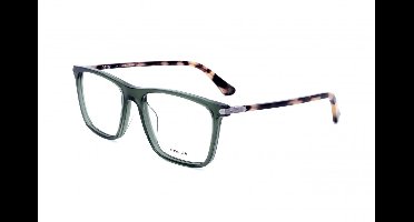 Police VPLP12M Shiny transparent green 53/17/145 MAN Brilmonturen