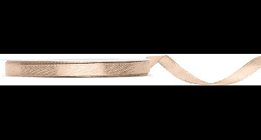 Satijn lint 6mm breed peach, rol 25 meter - hobbylint - sierlint - cadeaulint - satin ribbon