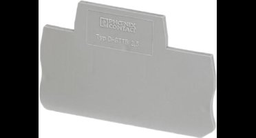 D-STTB 2,5 - afsluitdeksel D-STTB 2,5 Phoenix Contact Inhoud: 50 stuk(s)