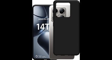 Just in Case hoesje geschikt voor Xiaomi 14T Pro Hoesje Siliconen - Flexibele Case - Zwart