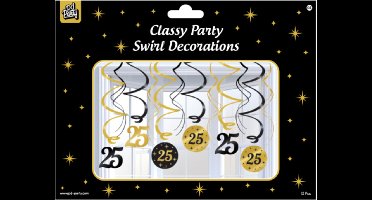 Paperdreams - 6 Swirls Classy Party - 25 jaar