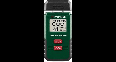 Parkside Houtvochtmeter - Vochtmeter voor Openhaard Hout - Hygrometer - Vochtigheidsmeter