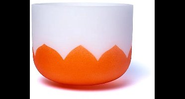 Kristallen Klankschaal Lotus Chakra 2 Dtoon 432hz - 20cm - 20cm