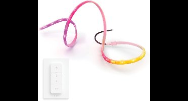 Philips Hue Flux LED strip outdoor 6 meter - Wit en Gekleurd Licht - Light Strip - Incl. Hue Dimmer Switch - Hue White and Color Ambiance