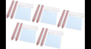 Set van 5 zelfklevende privacyfilterstrips, accessoires voor het monteren van privacyfilters op laptops en monitoren, dubbelzijdige plakstrips