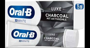 Oral-B Tandpasta 3D White Houtskool - 12 x 75 ml - Voordeelverpakking