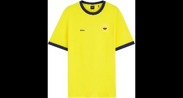 Boss Heren T-Shirt Geel 50562134/741 Ts Bb Bc Lux