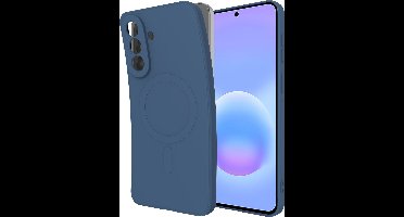 Just in Case hoesje geschikt voor Samsung Galaxy A57 Hoesje geschikt voor MagSafe - Color Backcover - Blauw