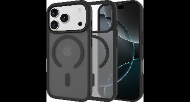 Just in Case hoesje geschikt voor iPhone 17 Pro Hoesje geschikt voor MagSafe - Military Grade Backcover - Zwart