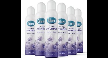 Odorex Showerfoam Lavendel - 6x 200ml - Voordeelverpakking