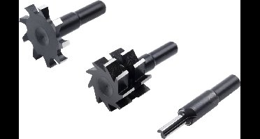 wolfcraft - Universele Frees set 4 delig - Boormachine Frees - Freesset - 3254000