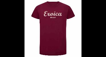 Santini Eroica Cipressi T-shirt Met Korte Mouwen Rood L