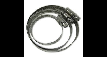 RVS slangklem 50-70 mm