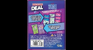 Hasbro Monopoly kaartspel KPOP Demon Hunters - gezelschapsspel.