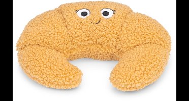 Beeztees Croissant Flaky - Hondenspeelgoed - Pluche - Bruin - 23x16x9cm