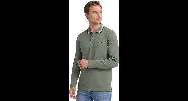 Hugo Boss polo lange mouw groen