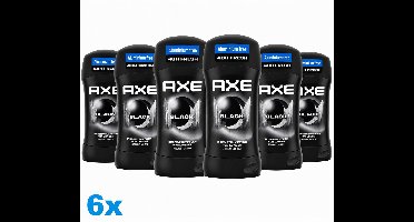 Axe - Deodorant Man - Stick - Black - 48h lang - 6 x 50 ml - Voordeelverpakking