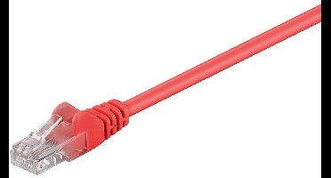 Wentronic CAT5E Netwerkkabel - RJ45 - Rood - 0.5 m