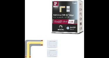Paulmann 71130 MaxLED 1000 LED-strip Full-Line COB Edge 0,6W 2133lm/m 800LEDs/m Dimbaar 0m Zilverkleurig Kunststof 6500K Uitschuifbare LED-strip