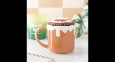 Something Different - Cinnamon Roll Beker & Sokken Set - Bruin