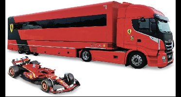 Bburago Ferrari Ferrari Sf-23 - Modelauto - Schaal 1:43 - Rood/Zwart