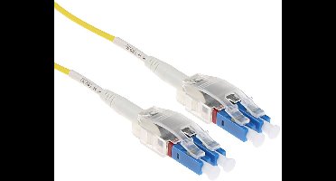 ACT 15 meter Singlemode 9/125 OS2 Polarity Twist patchkabel met LC connectoren