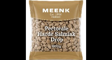 Meenk Pectorale Harde Salmiak Drop - 1 Kilo - Oud-Hollandse Menthol & Salmiak Drop