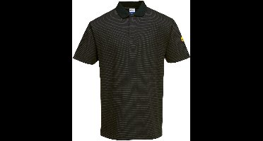 Portwest Anitstatisch ESD Poloshirt AS21 - Zwart - XXXL