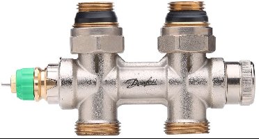 Danfoss dyn, VHS-DV Voeler re, o, links DG, Klepinzet in VL voor radiator met 1/2'', 013G7876