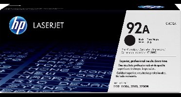 HP 92A - Tonercartridge / Zwart