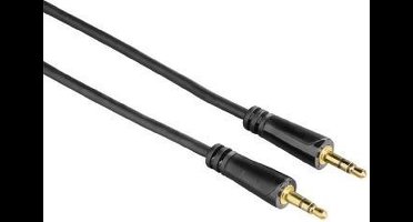 Hama 00122318 1.5m 3.5mm 3.5mm Zwart audio kabel