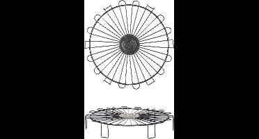 Riverdale onderzetter Casual black 26cm