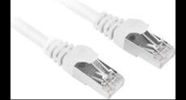 Sharkoon 4044951015030 - Netwerkkabel - RJ45 - 0.25 m - Wit