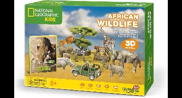 National Geographic Kids - 3D Puzzel African Wildlife
