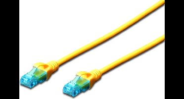Digitus 2m Cat5e U/UTP netwerkkabel U/UTP (UTP) Geel
