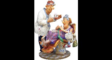 Tandarts - polyresin – beroepen – beeldje – Profisti – 14x14x21 cm - relatiegeschenk