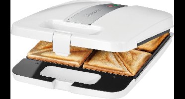 Clatronic ST 3629 - Tosti ijzer voor 4 tosti's - Wit