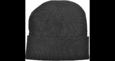 Benson Warme beanie muts - gebreid acryl - one size - zwart