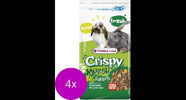 Versele-Laga Crispy Muesli Grote Konijnen - Konijnenvoer - 4 x 2.75 kg