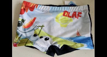 Donkerblauwe zwembroek van Disney Frozen, Olaf maat 98