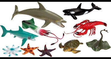 Beco Ocean Animals | Set Of 12 | Assorted Colors - UNI