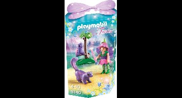 PLAYMOBIL Fairies - Elfje met uil en stinkdier / Fée avec hibou et putois